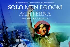 Sigrid met haar boek