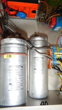 Condensator met printplaat