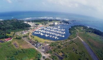 overzicht van de haven