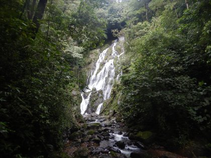 Spetterende waterval