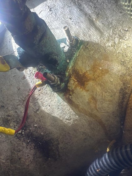 De te vervangen afsluiter.