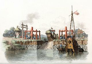 Voorloper van de sluis Grand Canal China